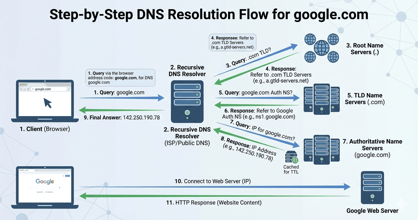 How DNS Resolution Works